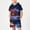 Dark Blue, variant on Cethrio Boys Graphic Outfit Sets Size 8, 2 Piece Short Sleeve Fashion Running Kids Summer Clothing Sets Dark Blue Size 8