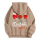 thumbnail image 4 of WILLBEST Sudadera de Mujer con Estampado de Letras, Sudadera con Capucha de Manga Larga y Bolsillos, Talla 60 Grande, 4 of 7
