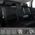 thumbnail image 4 of Car Seat Covers for Hyundai Kona/Hybrid/Electric 2018, Leather Protective Covers B/Grey, 4 of 5