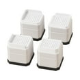 thumbnail image 2 of 4pcs Furniture Risers Bed Lifters Desk Leg Risers Heavy Duty Anti Slip for Washers Fridges Sofas Beds, 2 of 9
