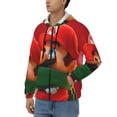 thumbnail image 2 of Lsque Mario for Mens Full-zip Hoodie, Zip-up Pullover Hooded Sweatshirt, Kangaroo Pocket Hoodie Ideal for Daily Wear, Travel, and Home-3X-Large, 2 of 8