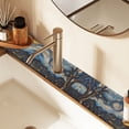 thumbnail image 2 of Yayeee Faucet Mat for Kitchen Sink 30" Diatomite Long Splash Guard Pad, Swirling Starry Sky, 2 of 7