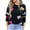 Black, variant on Bixock Women Fall and Winter Top,Women Sweater,Women's Comfortable Round Neck Long Sleeved Bow Print Fashion Loose Pullover Sweater