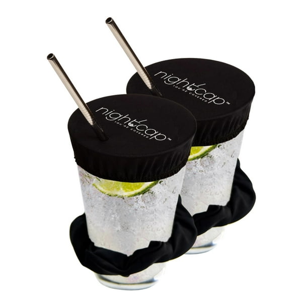 NightCap Drink Cover Scrunchie, 2 Pack The Drink Spiking Prevention