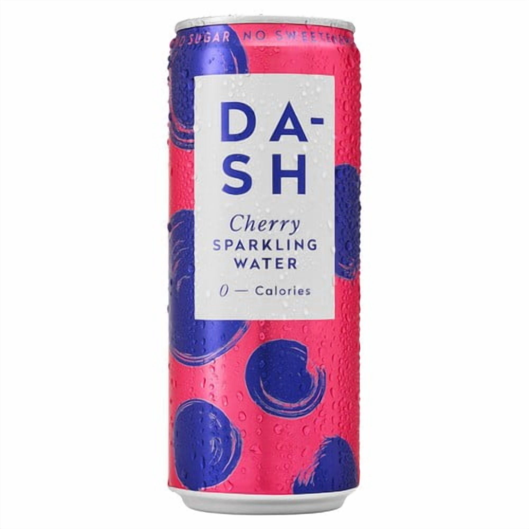 DASH Water Sparkling Cherry 12 x 330ml, British Import (Pack of 2)