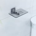 thumbnail image 3 of Advancent Soporte para baño, estante extraíble autoadhesivo para pared, soporte para drenaje de platos de secado Cocina y Comedor Blanco, 3 of 6