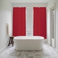 thumbnail image 4 of Pure Red Kitchen Curtain for Berdoom Living Room Cafe 72 Inch Length, Simple Solid Color Tiers Curtains Light Filtering Drapes Rod Pocket Window Treatment 2 Panels 52"Wx72"L, 4 of 8