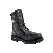 Harley-Davidson Men's Riddick 8-Inch Lace-UP Black Motorcycle Boots D98308, Harley Davidson