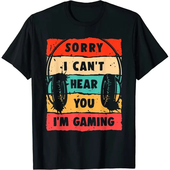 Hot Trending Kiraa Tee With Gamer Sorry I Can'T Hear You I'M Gaming Gift Unisex S-5Xl T-Shirt