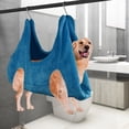 thumbnail image 4 of ZOELNIC L Pet Dog Cat Grooming Hammock Helper Restraint Bag for Bating Nail Trimming Blue, 4 of 7