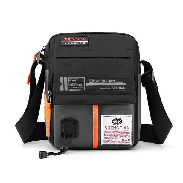 Bolso de hombre, bolso bandolera, bolso de hombre, mochila deportiva de lona, maletín de tela Oxford, bolso pequeño de tela de nailon