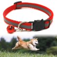 thumbnail image 3 of 12x Adjustable Collar For Cats Pets Breakaway With Bell Detachable Cute Pendant Black Collars Solid Color, 3 of 5