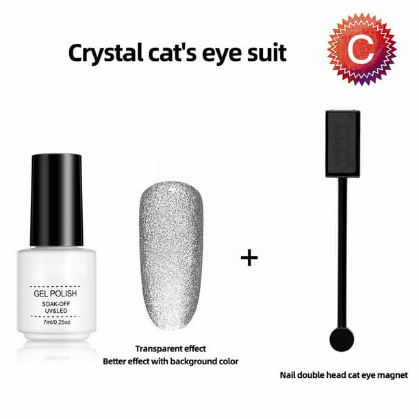 Beauty Ice Penetrating Cat Eye Gel Set Nail Polish Glue Thickened Multi  Functional Rod Nail Polish Glue 7ml 