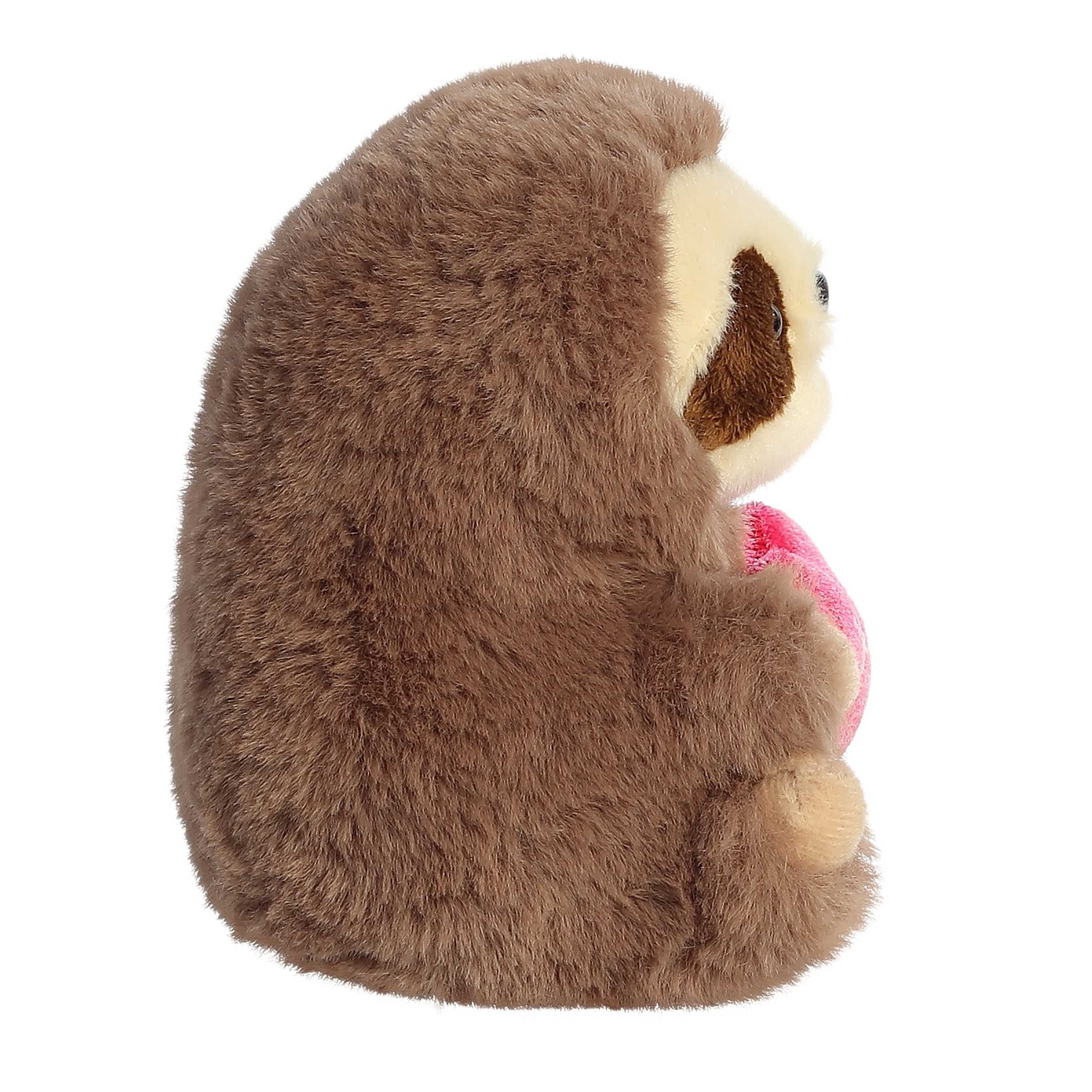 Brambles the Stuffed Brown Bear 5 Inch Rolly Pet, Aurora