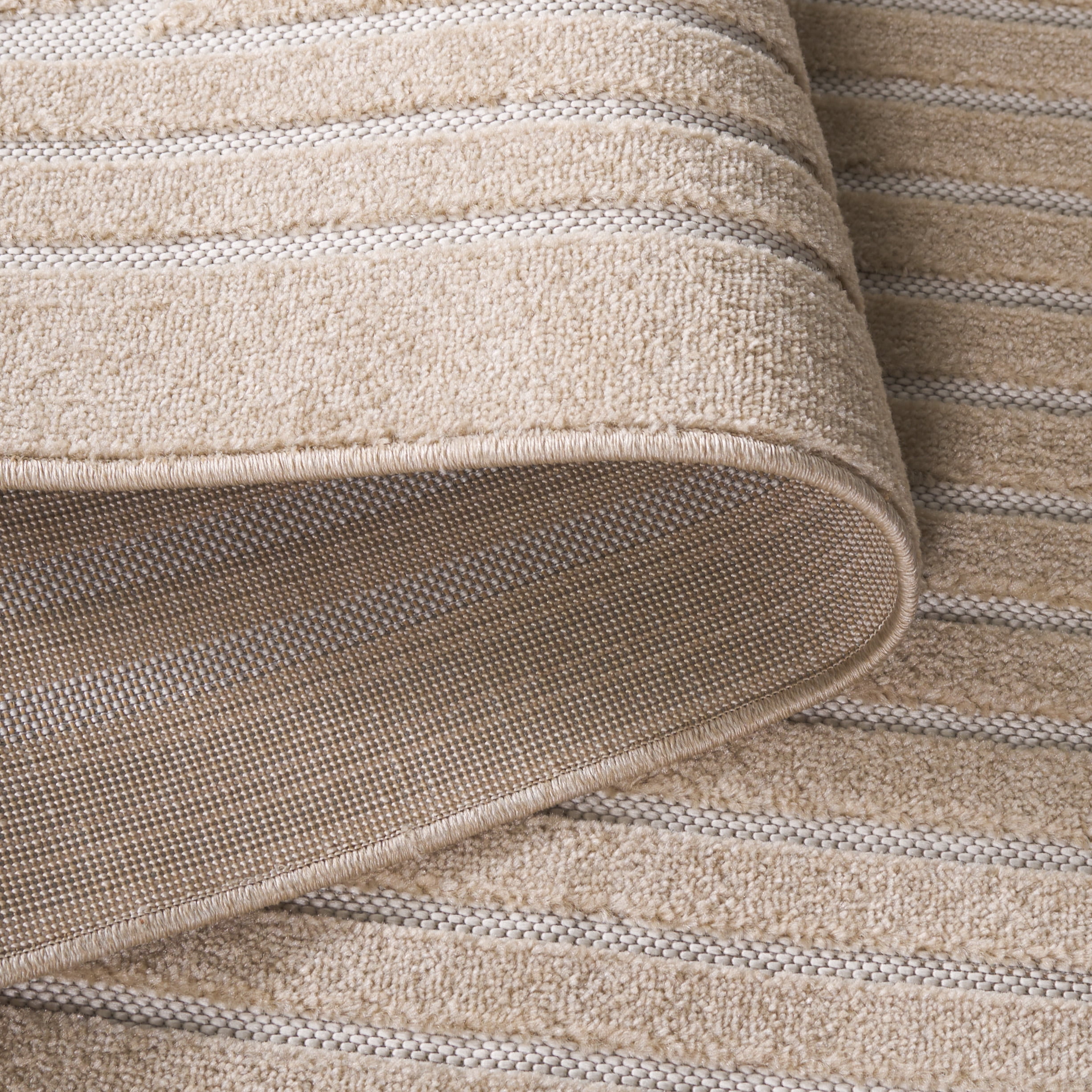 SAFAVIEH Stella Cameron Geometric Indoor/Outdoor Area Rug, Beige/Ivory, 6'7" x 6'7" Round
