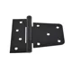 thumbnail image 1 of Bisagras de puerta extra pesadas en negro, hierro forjado negro resistente al óxido con tornillos de acero inoxidable, 1 of 4