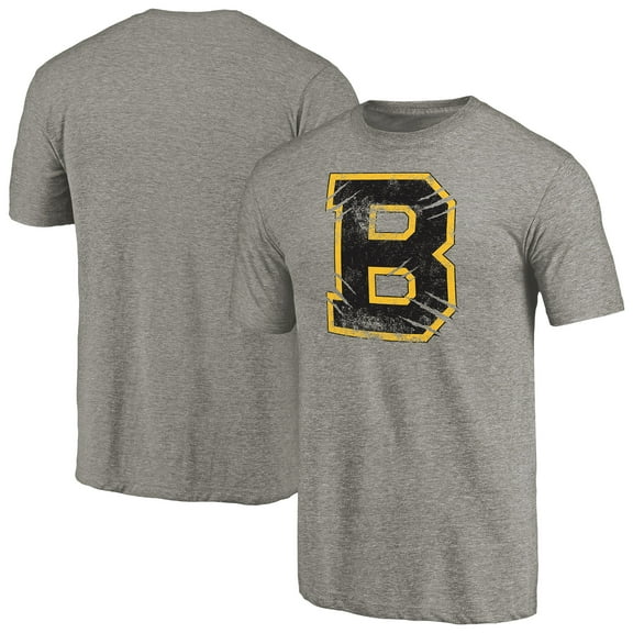 Men's Gray Boston Bruins Hometown Collection Tri-Blend T-Shirt