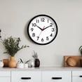 thumbnail image 4 of Reloj de pared DAXSMY de 30 cm, silencioso, no hace tictac, funciona con pilas, 4 of 9