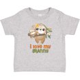 thumbnail image 3 of Inktastic Sloth I Love My Granny Boys or Girls Baby T-Shirt, 3 of 5