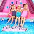 thumbnail image 6 of LOL Surprise Pink River Race Inflatable Water Park, 2 Slides, Climbing Wall & Blower, Outdoor Toy, Ages 4 and up, 6 of 10