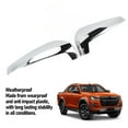 thumbnail image 3 of Pair of Rearview Mirror Cover Cap Stick On Weatherproof Left Right Car Door Mirror Cover Replacement, 3 of 7