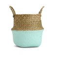 thumbnail image 1 of Plant Basket,Foldable Rattan Straw Basket Flower Pot Hanging Wicker Storage Basket Garden Accessories, 1 of 2