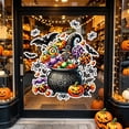 thumbnail image 4 of Orangide Halloween Window Clings, Scarecrow Pumpkin Decals Removable for Glass Door Wall Home Party Decorations, 4 of 6