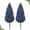 Purple, variant on Artificial Boxwood Topiary Ball Tree Outdoor Set of 2,UV Resistant Fake Topiary Balls Flowers with Spike, Realistic Faux Shrubs Plants Bushes Greenery for Spring Porch Outdoor Planter Diameter15.8