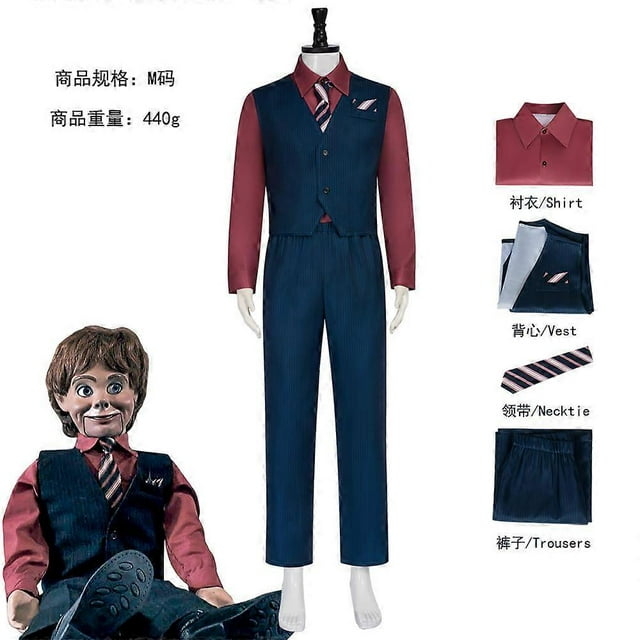 Disfraz de marioneta Finley para Halloween, disfraz de cosplay, personaje aterrador, juego de rol para adultos y niños, fiesta