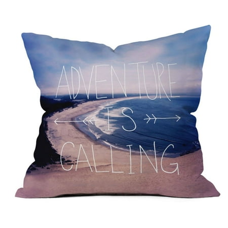 UPC 887522990619 product image for Deny Designs Leah Flores Adventure is calling Outdoor Throw Pillow | upcitemdb.com