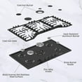 thumbnail image 3 of Gasland Chef 36 in. NG/LPG Convertible Gas Cooktop in Porcelain Enamel with 5-Burners, 3 of 7