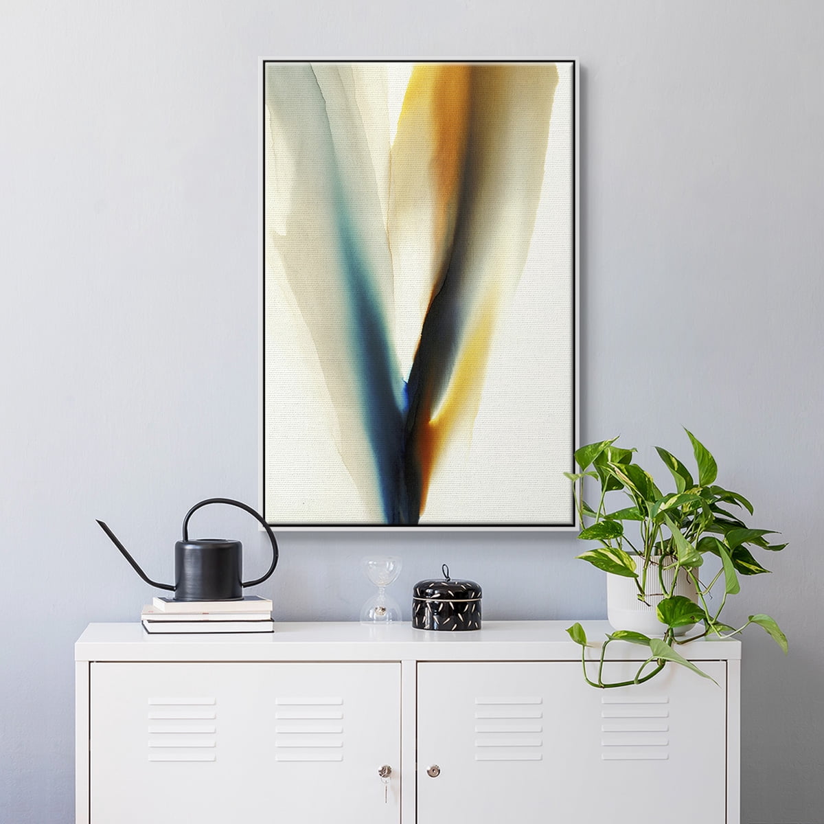 Surreal Tendencies Framed Premium Gallery Wrapped Canvas - Ready to Hang - 27 x 41 - White Floating Frame