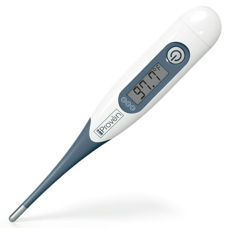 Best Digital Medical Thermometer, Easy Accurate and Fast 10 second Reading Oral and Rectal Thermometer for Children and Adults with Fever Indicator - DT-R1221A by (Best Fever Thermometer App)