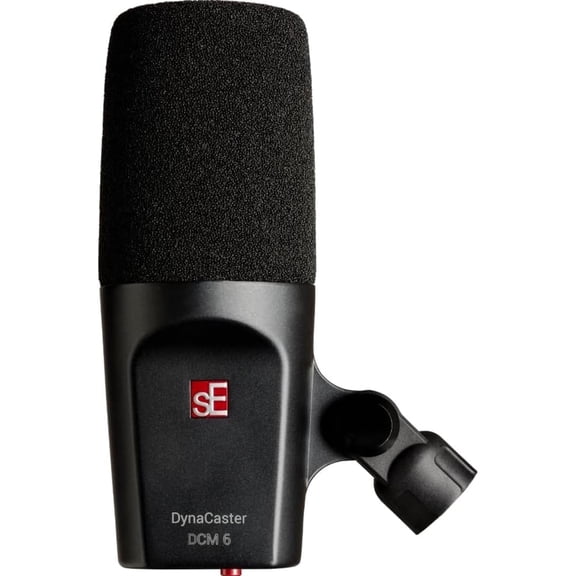 sE Electronics Dynacaster DCM6 Dynamic Broadcast Microphone with DYNAMITE Preamp