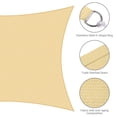 thumbnail image 4 of Yescom 2 Packs 12'x'16' Rectangle Sun Shade Sail Beige UV Top Outdoor Canopy Patio Lawn Yescom Modern, 4 of 10