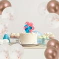 thumbnail image 4 of Unique Bargains 10Pcs Latex Party 12inchch Round Helium Balloons Rose Gold, 4 of 6