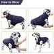 thumbnail image 5 of Chaqueta de invierno para perros a prueba de viento, chaleco cálido para perros, ropa para mascotas para clima frío con forro polar para perros pequeños, medianos y grandes, azul marino, 5 of 5