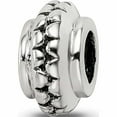 thumbnail image 1 of Sterling Silver Reflections Polished Grooved Gripper Bead (10.1 X 5.7) Made In India -Jewelry By Sweet Pea, 1 of 8