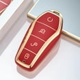 thumbnail image 4 of pitrice Auto Key Fob Cover Protector for Byd Atto 3 Replace High Quality Red, 4 of 9