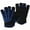 Blue, variant on MTB Cycling Bike Gloves Half Finger Bicycle Motorcycle Fingerless Gloves for Men Women, Skull Goth Bone Half Finger Gloves