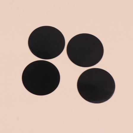 AURARMLET 20Pcs Black Phone Iron Plates Adhesive Patch for Vehicle Mount Holders and Brackets