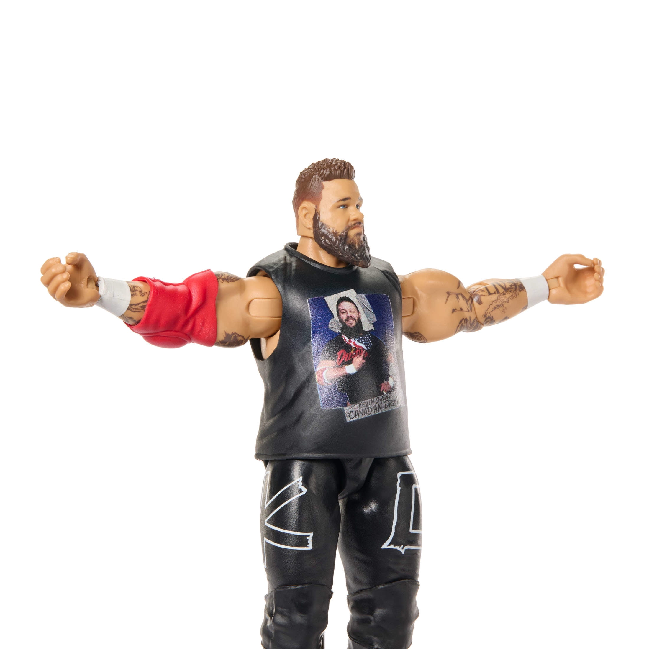 WWE Kevin Owens Action Figure, Main Event Series #163, 6-inch Collectible with Articulation