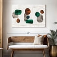 thumbnail image 3 of Elephant Stock Emerald And Amber Shapes Wall Art - Horizontal Canvas Wall Art - Living Room Wall Decor - Abstract Canvas - Green And Gray Decor - 48" x 32", 3 of 8