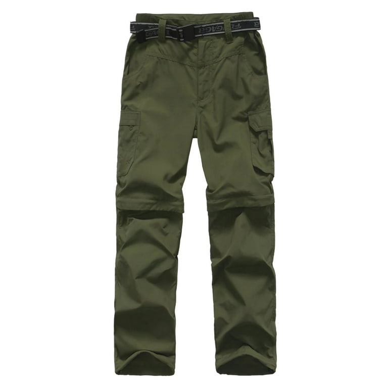 Kids'Cargo Pants, Youth Boys Hiking Pants, Casual Outdoor Quick Dry Boy  Scout Uniform Trial Pants Trousers