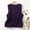 Purple, variant on Womens Cotton Linen Vest Casual Loose V Neck Sleeveless Vests Jacket Blazer Waistcoat with Pockets