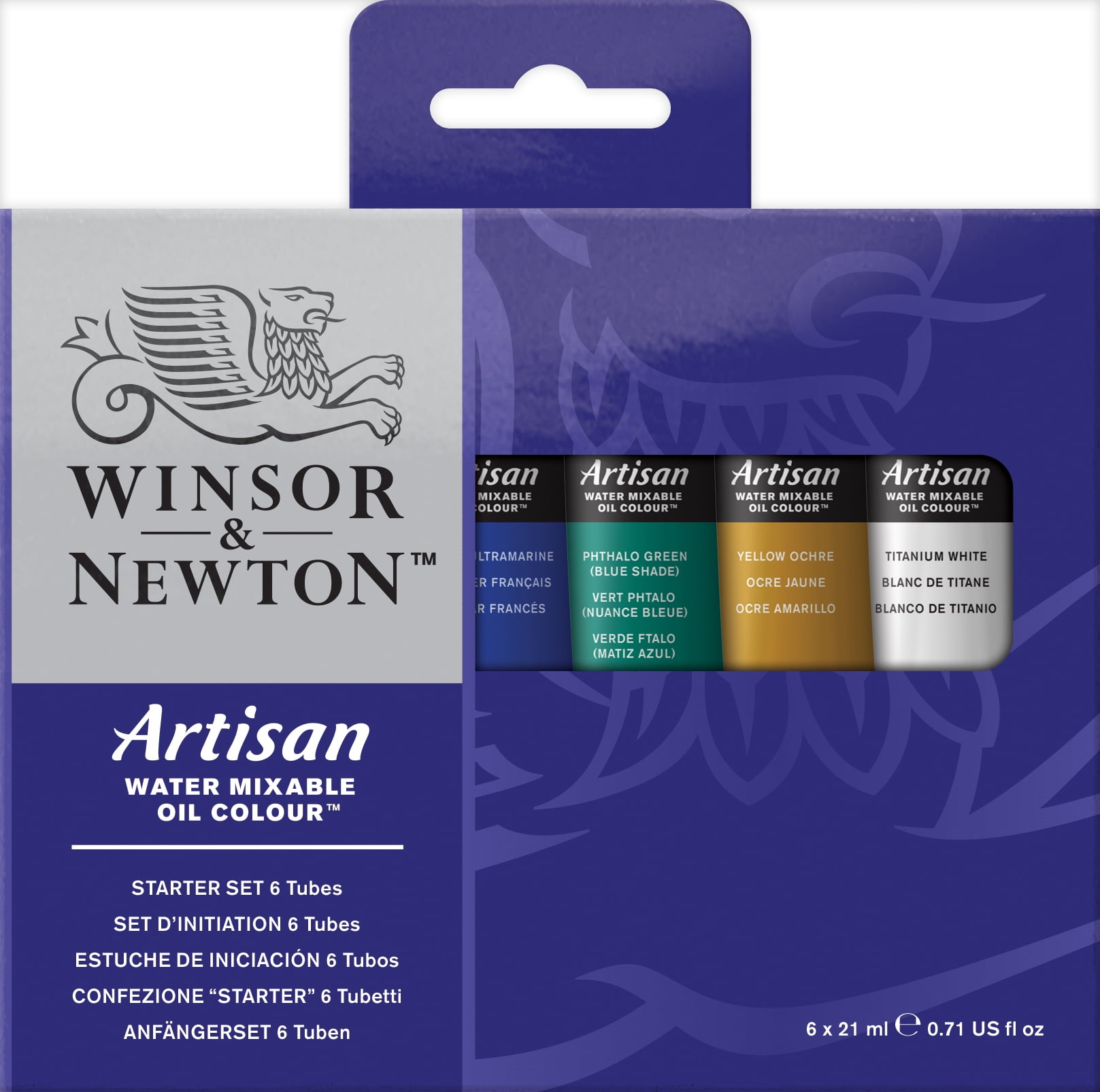 Winsor & Newton Artisan Water Mixable Oil Paints 21Ml 6/PkgAssorted Colors Walmart Canada