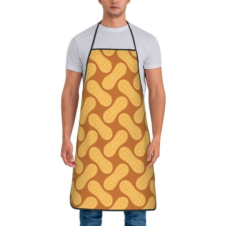 

Xecao Peanuts6 Print Funny BBQ Chef Aprons for Men Women Adjustable Kitchen Cooking Aprons with Pocket Waterproof Oil Proof No Pilling Fading