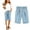 B01 Biker Shorts for Girls Sky Blue, variant on Shorts for Girls Size 14-16 Girls Bermuda Shorts Knee Length Straight Leg Long Shorts Loose Casual Solid Drawstring Elastic Waist Short Pants Pink