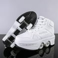 thumbnail image 6 of Unisex Roller Skate Shoes - Sneakers - Roller Shoes 2-in-1 Suitable for Outdoor Sports Skating Invisible Roller Skates for Boys Girls, 6 of 12