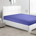 thumbnail image 4 of Clara Clark Premier 1800 Collection Single Microfiber Fitted Sheet, Full Size, Royal Blue, 4 of 4